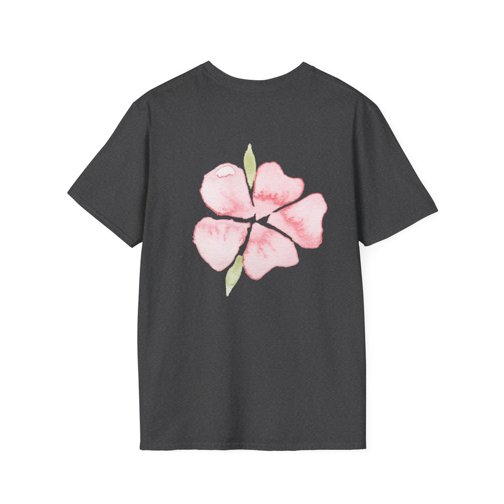 Floral Watercolor Tee — Pink Blossom Graphic T-Shirt