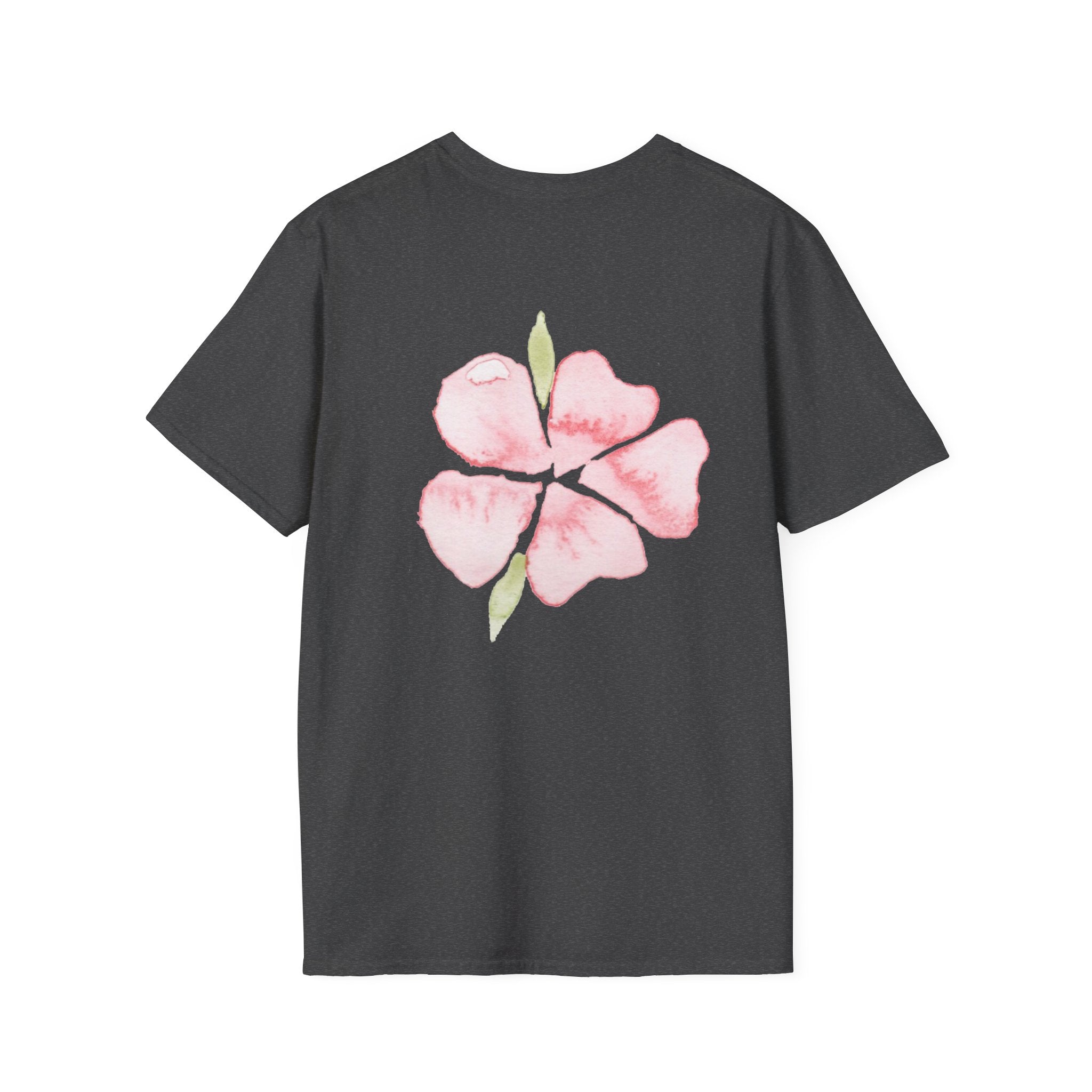 Floral Watercolor Tee — Pink Blossom Graphic T-Shirt