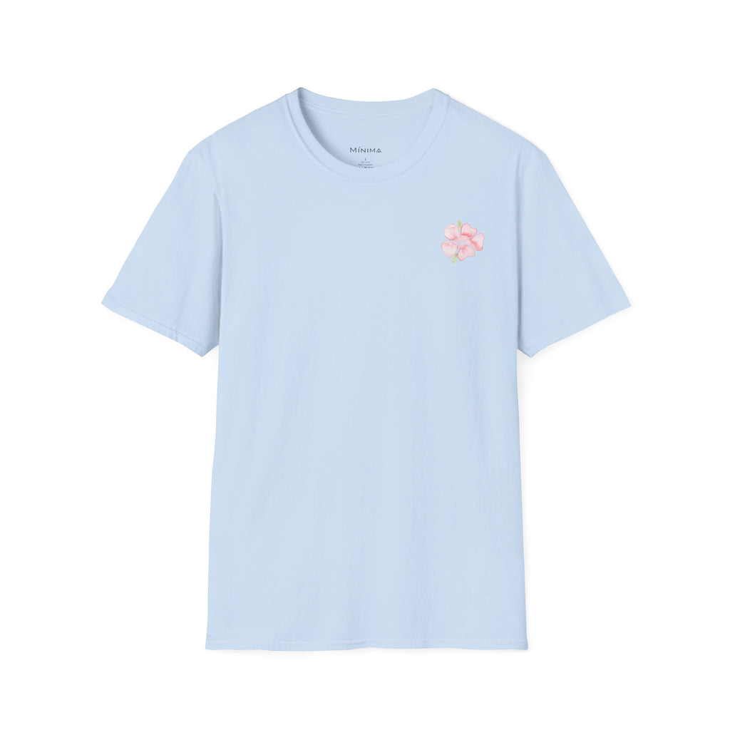 Floral Watercolor Tee — Pink Blossom Graphic T-Shirt