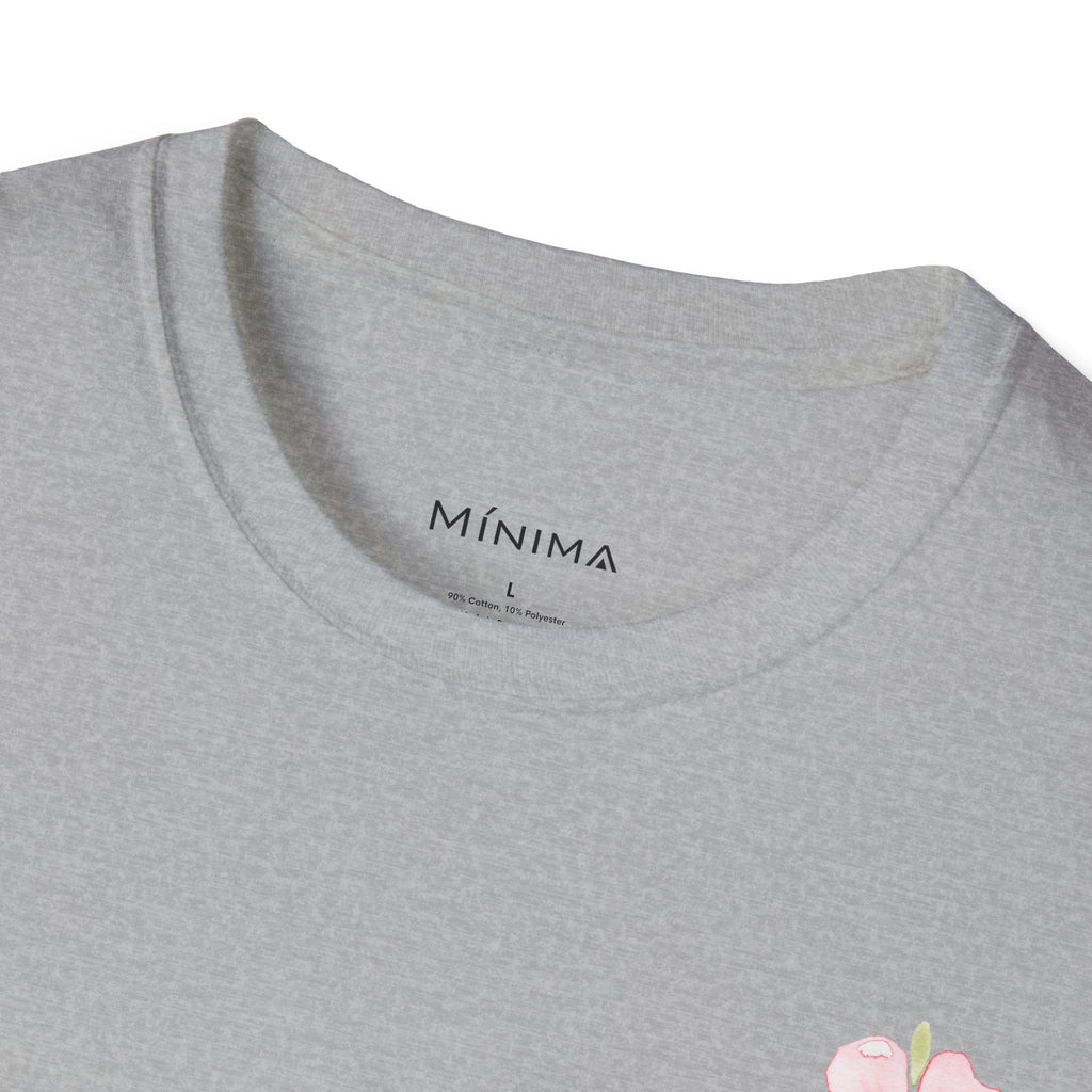 Floral Watercolor Tee — Pink Blossom Graphic T-Shirt