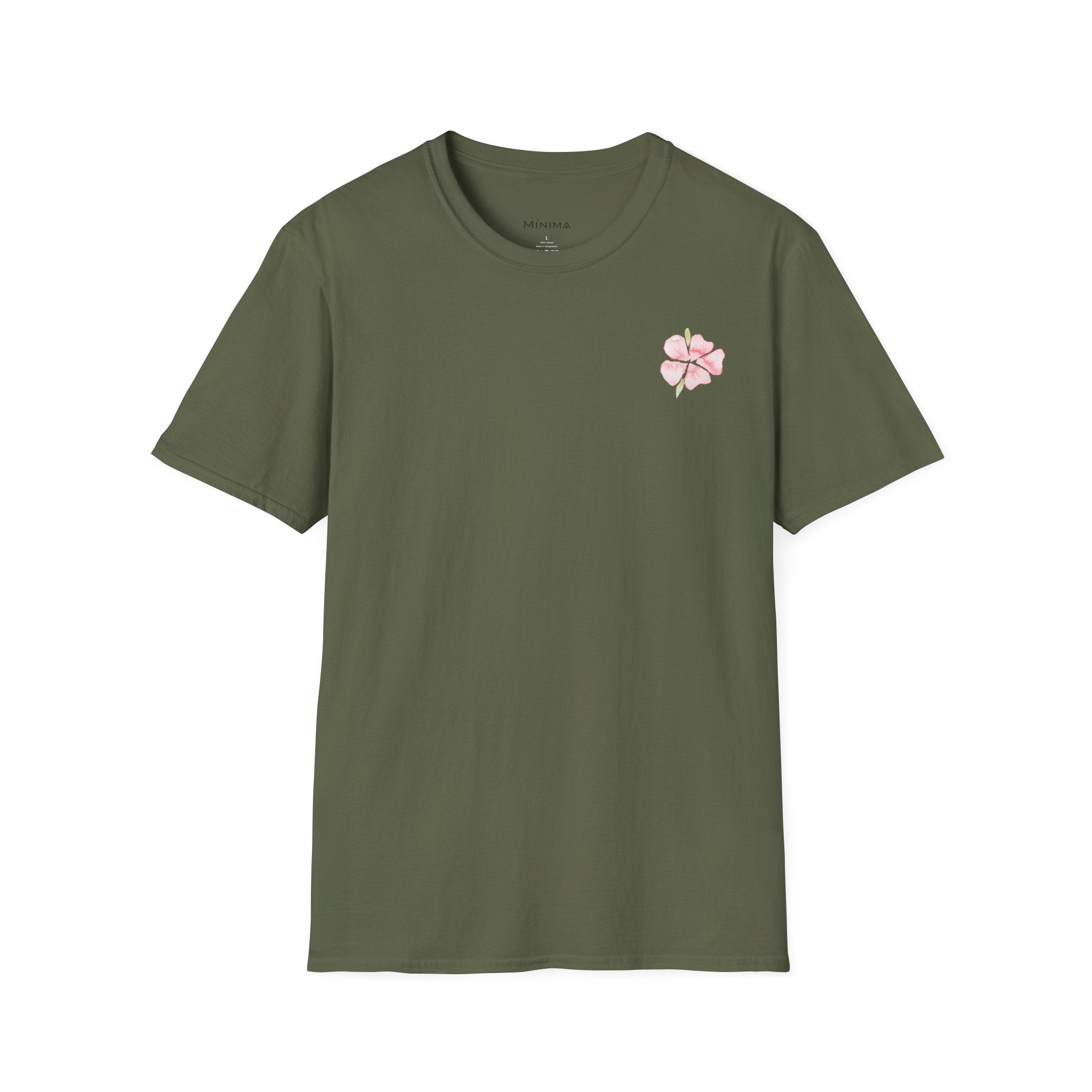 Floral Watercolor Tee — Pink Blossom Graphic T-Shirt