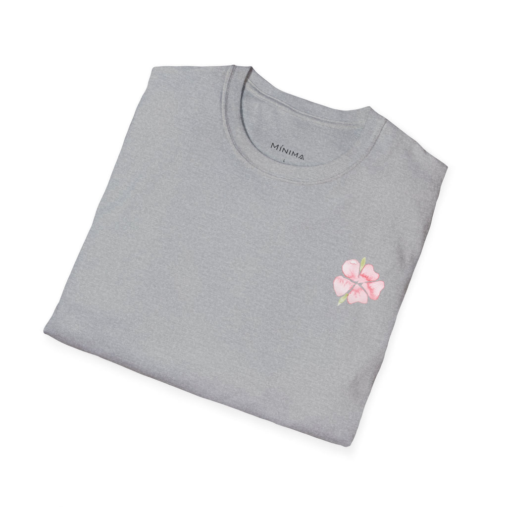 Floral Watercolor Tee — Pink Blossom Graphic T-Shirt