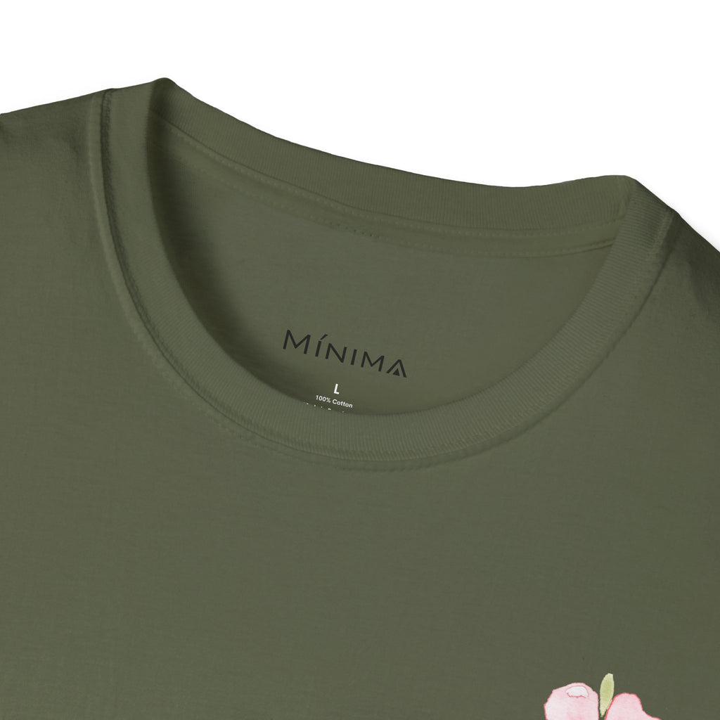 Floral Watercolor Tee — Pink Blossom Graphic T-Shirt