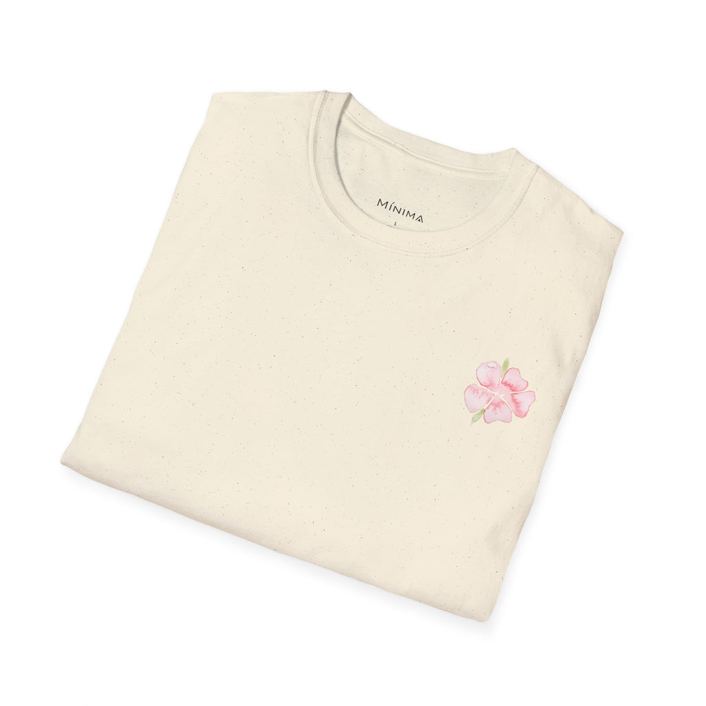 Floral Watercolor Tee — Pink Blossom Graphic T-Shirt
