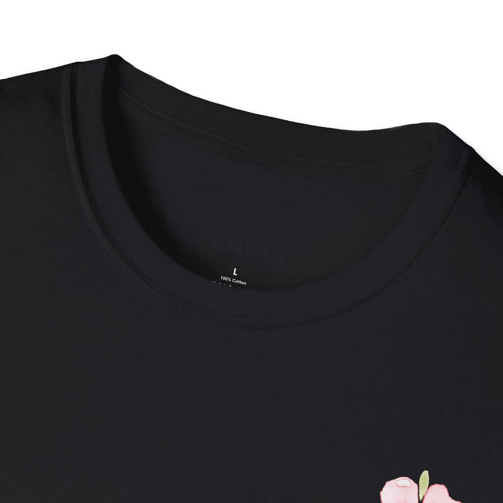 Floral Watercolor Tee — Pink Blossom Graphic T-Shirt