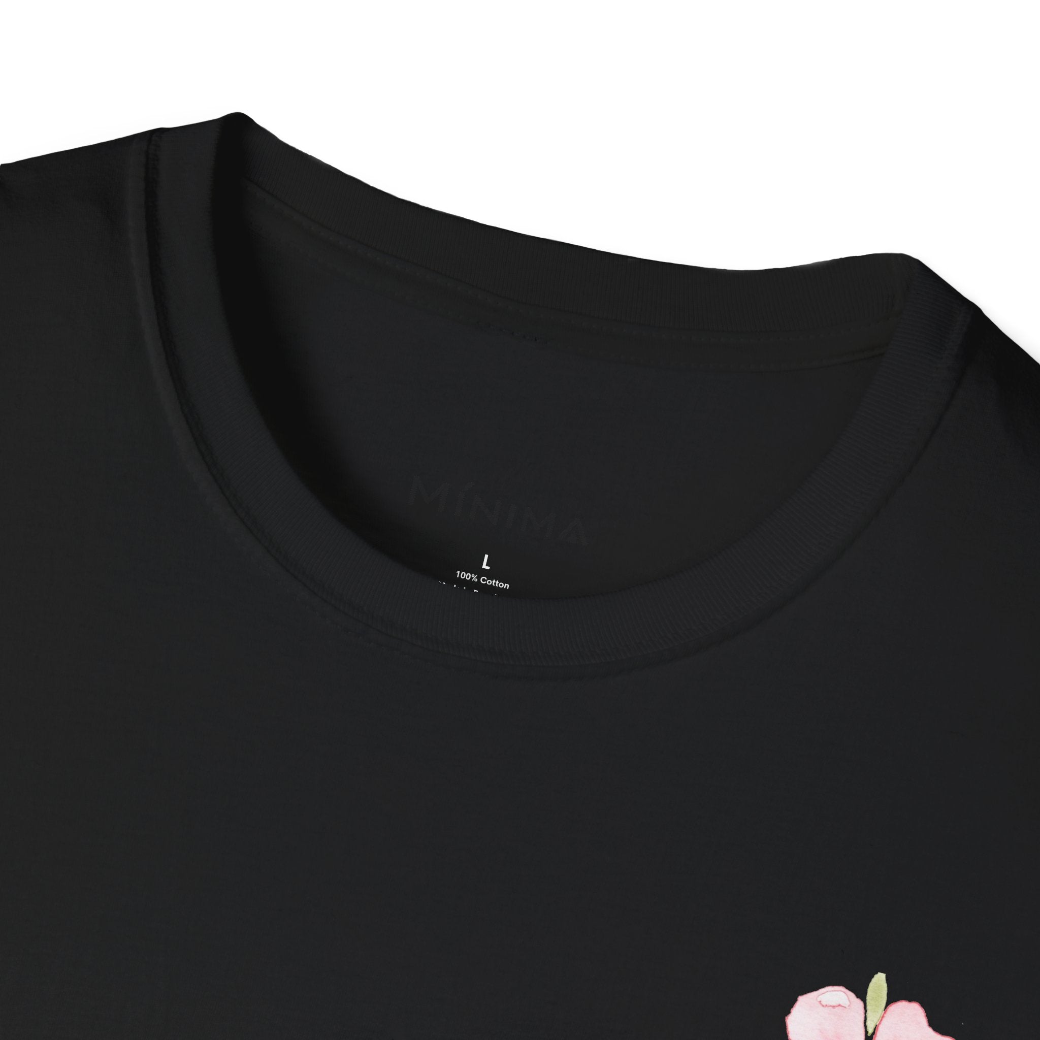 Floral Watercolor Tee — Pink Blossom Graphic T-Shirt