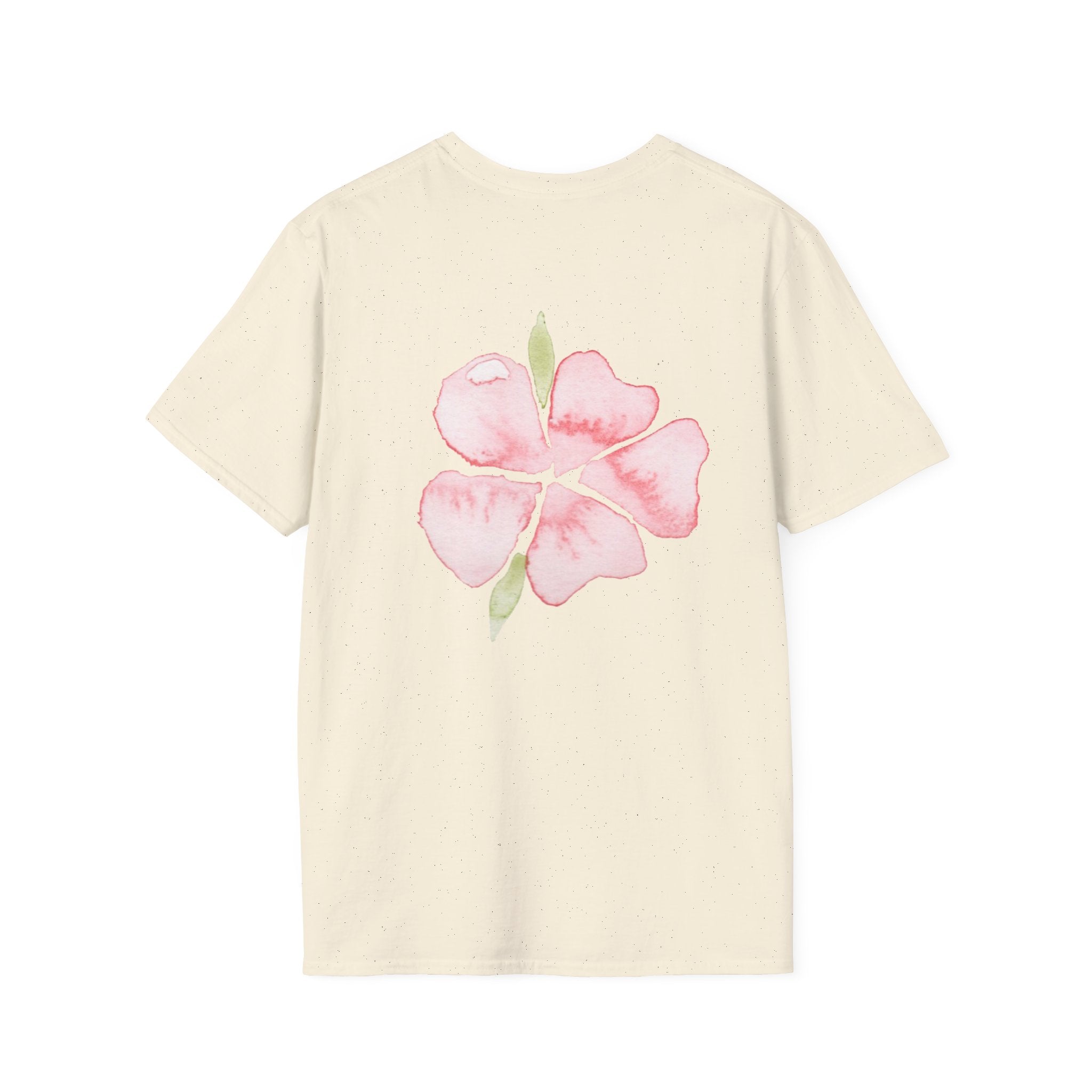 Floral Watercolor Tee — Pink Blossom Graphic T-Shirt