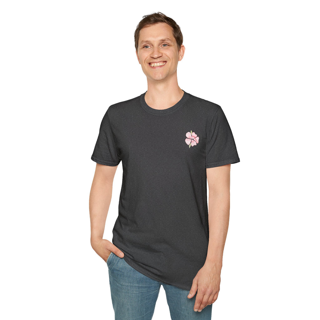 Floral Watercolor Tee — Pink Blossom Graphic T-Shirt