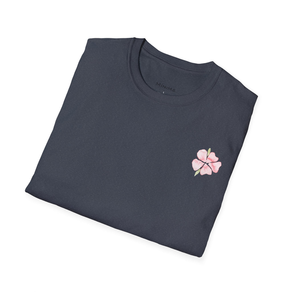 Floral Watercolor Tee — Pink Blossom Graphic T-Shirt