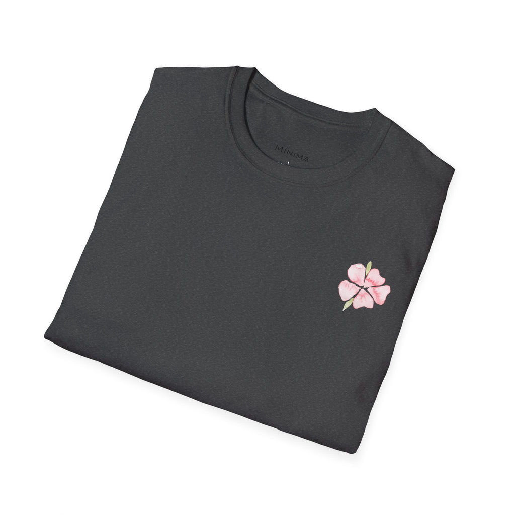 Floral Watercolor Tee — Pink Blossom Graphic T-Shirt