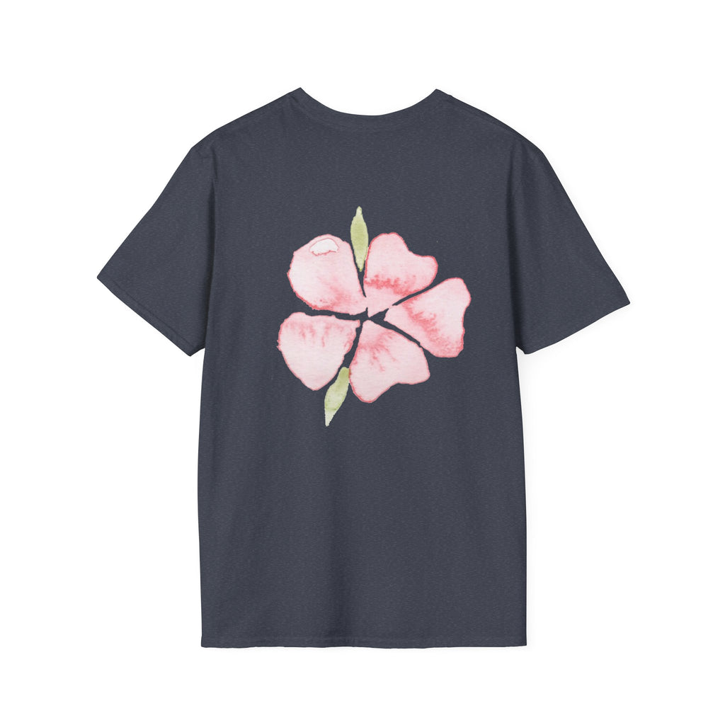 Floral Watercolor Tee — Pink Blossom Graphic T-Shirt