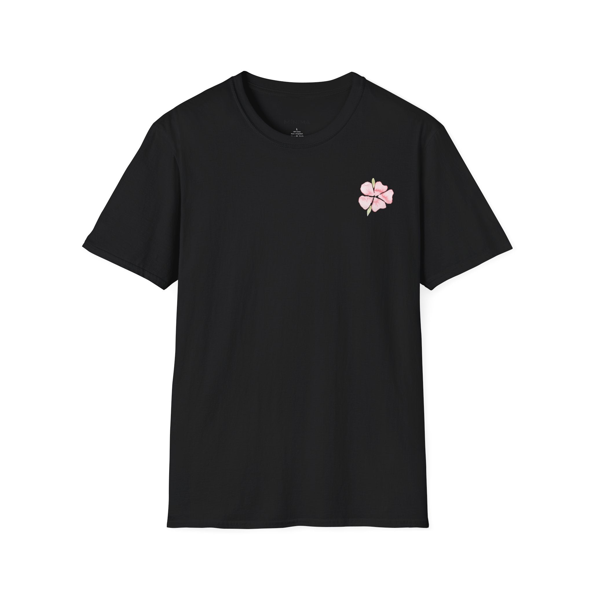 Floral Watercolor Tee — Pink Blossom Graphic T-Shirt