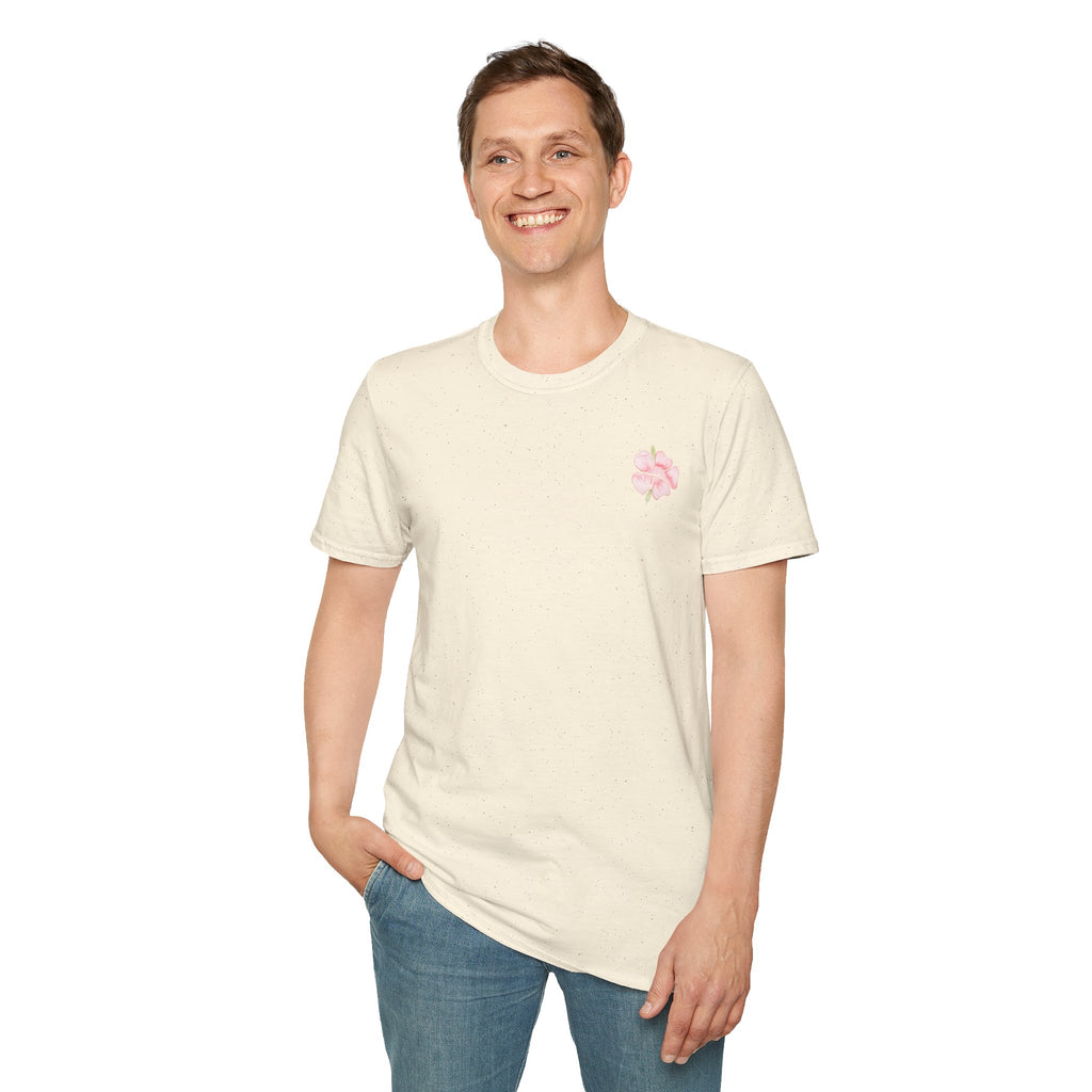 Floral Watercolor Tee — Pink Blossom Graphic T-Shirt