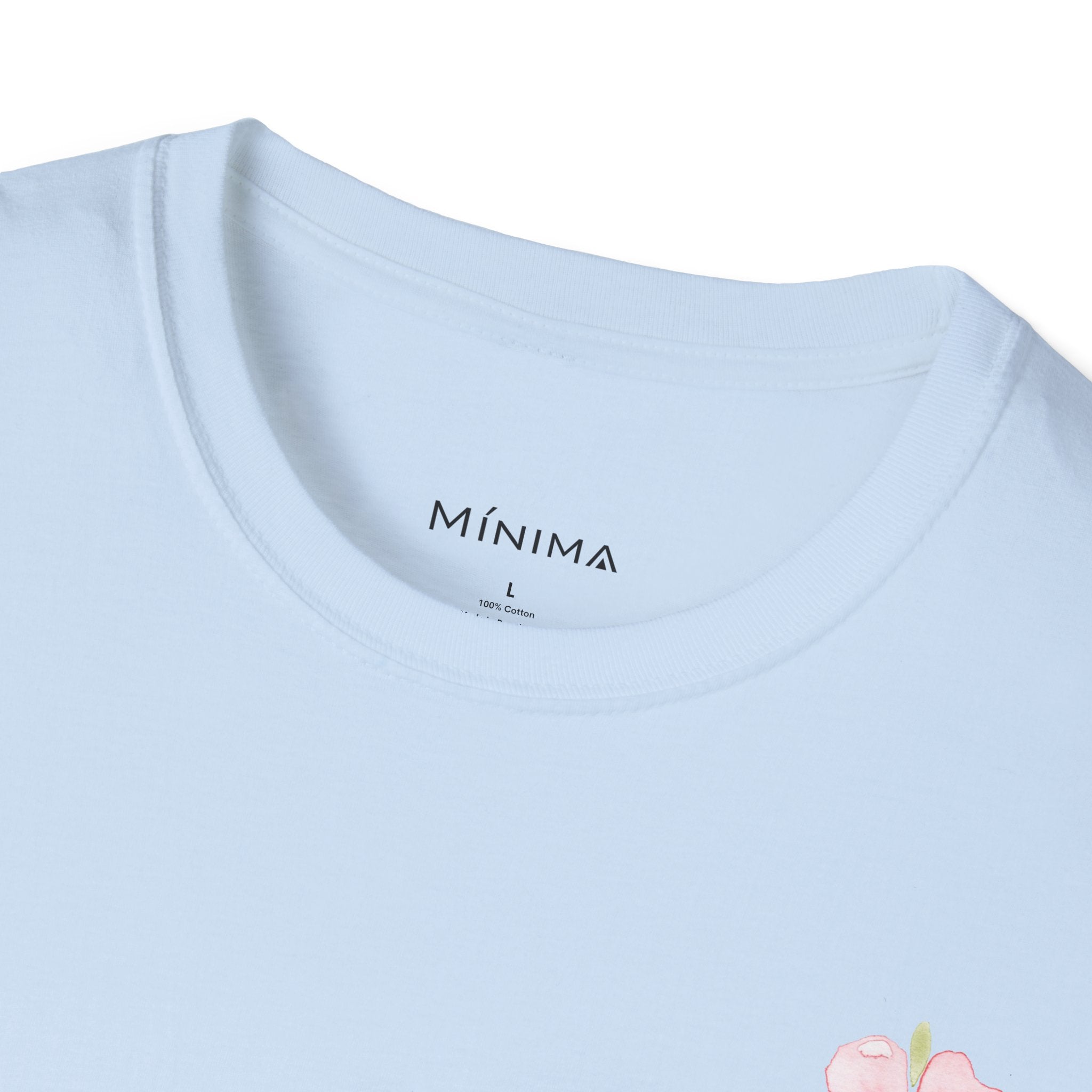 Floral Watercolor Tee — Pink Blossom Graphic T-Shirt