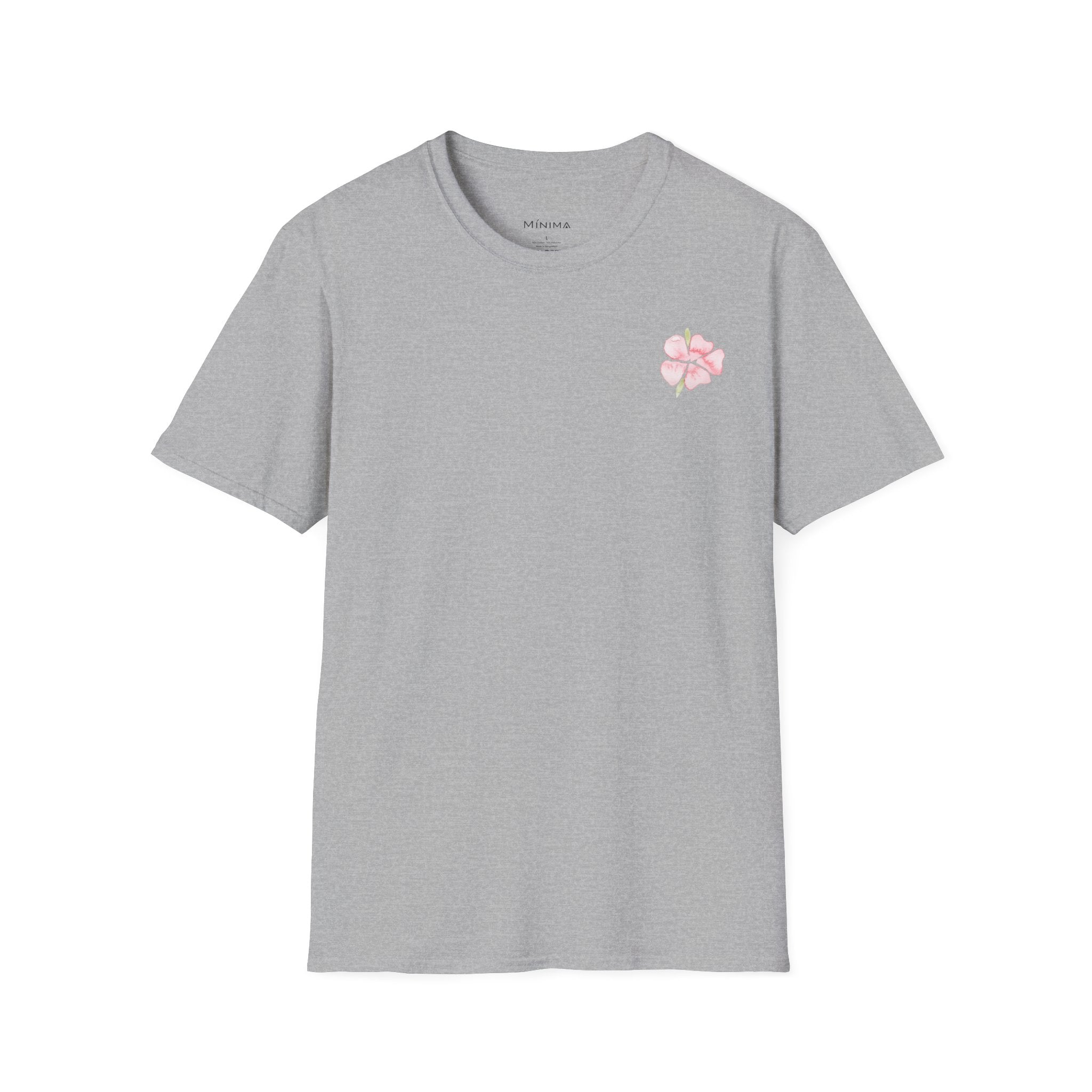 Floral Watercolor Tee — Pink Blossom Graphic T-Shirt