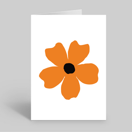 Black-Eyes Susan Flower Greeting Card with Envelope (Ojo de Poeta)