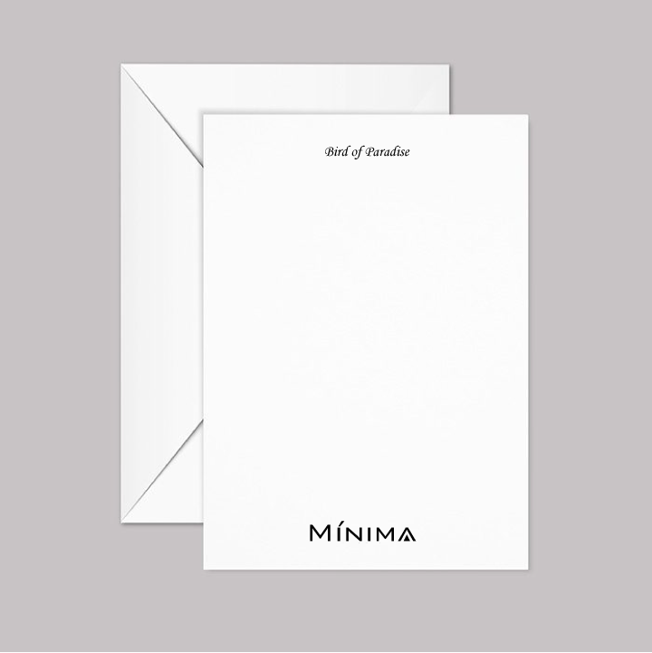 Bird of Paradise Greeting Card with Envelope