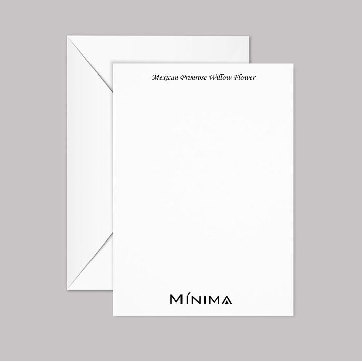 Mexican Primrose-Willow Flower Greeting Card with Envelope