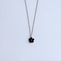 Ojo de Poeta Flower Necklace Gold Plated