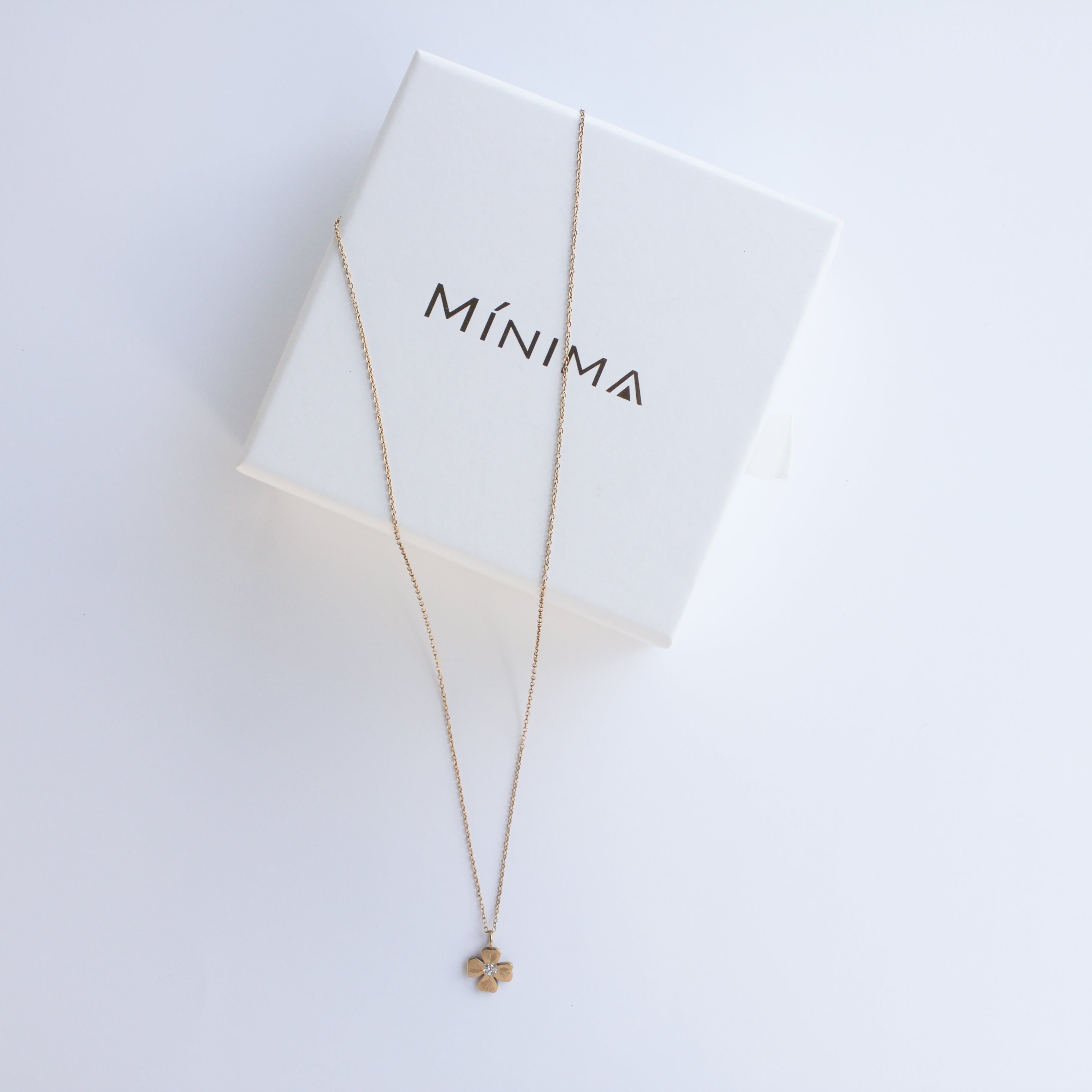 Mexican Prime Rose Willow Flower Necklace Gold Plated