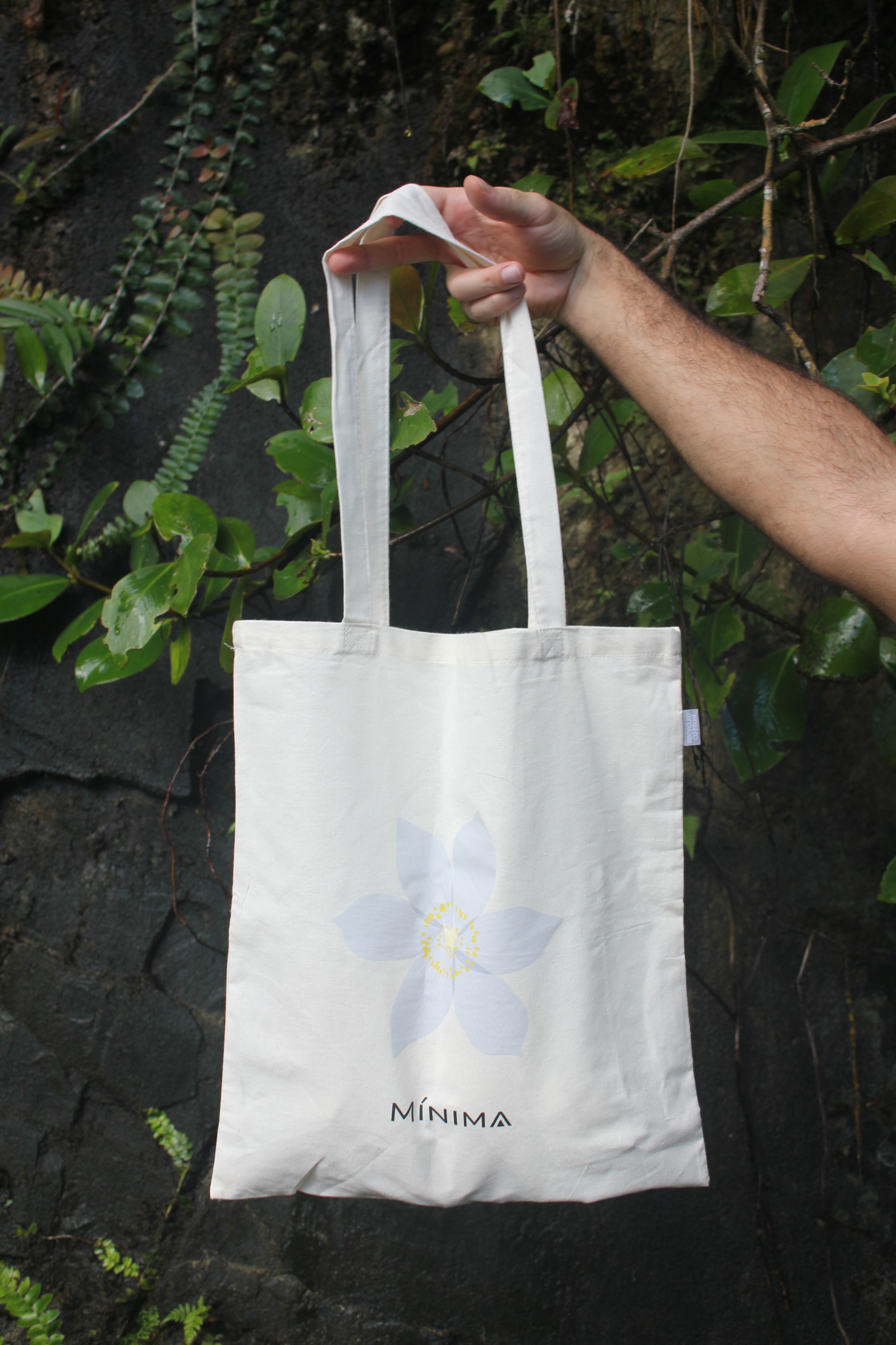 Pasqueflower Tote Bag Recycled Cotton